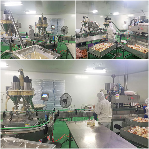 五谷代餐粉自動灌裝機客戶案例